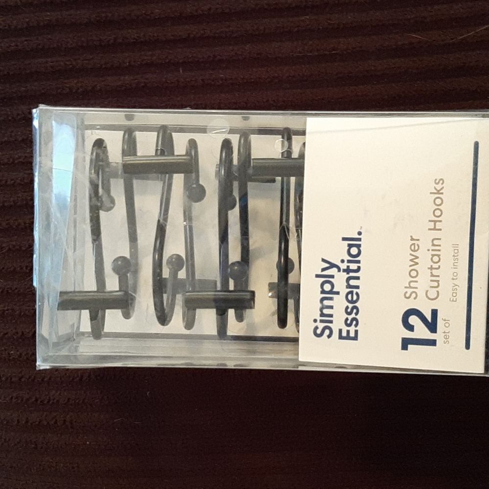 Simply Essential Shower Curtain Hooks..